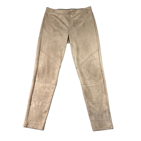 Karen Kane Pants - Karen Kane Faux Suede Pull On Stretch Skinny Knit Pants/Leggings Size Large